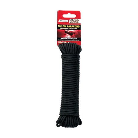 LEHIGH Paracord Black 5/32X50 Ft NPC1503250BK